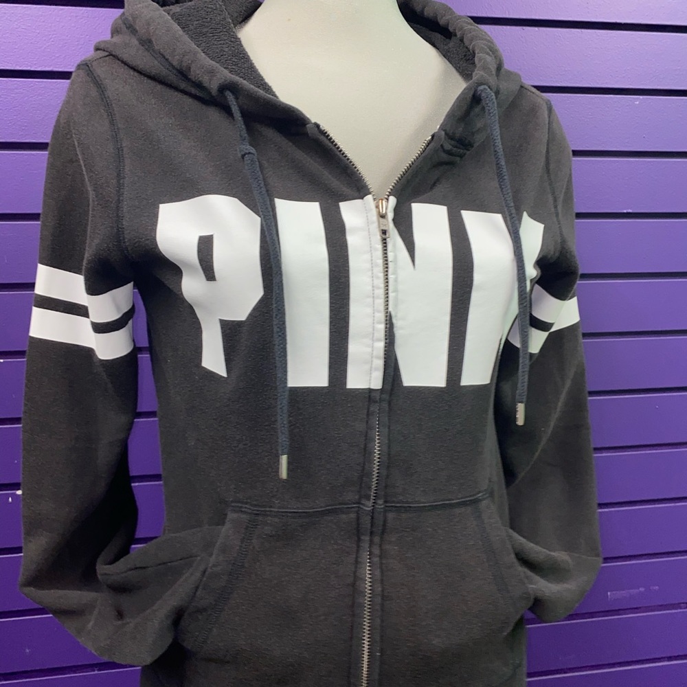 PINK ZIPPER HOODIE